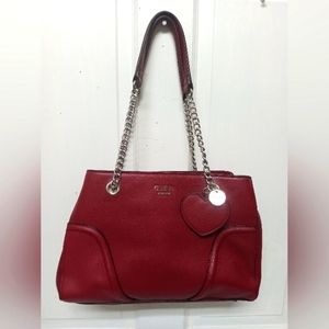 Guess Los Angeles Women's Shoulder Metal Strap Purse